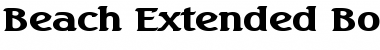 Download Beach Extended Bold Font Title Preview