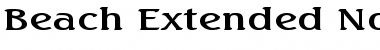 Download Beach Extended Normal Font Title Preview