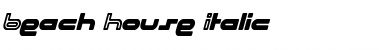 Download Beach House Italic Font Title Preview