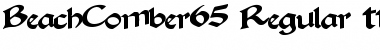 Download BeachComber65 Regular Font Title Preview