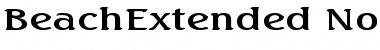 Download BeachExtended Normal Font Title Preview