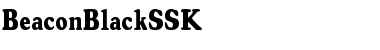 Download BeaconBlackSSK Regular Font Title Preview