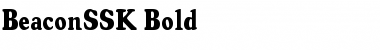 Download BeaconSSK Bold Font Title Preview