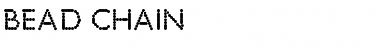 Download Bead Chain Regular Font Title Preview