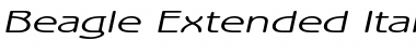 Download Beagle Extended Italic Font Title Preview