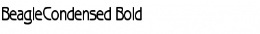 Download BeagleCondensed Bold Font Title Preview