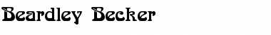 Download Beardley Becker Normal Font Title Preview