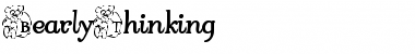 Download BearlyThinking Regular Font Title Preview