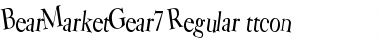 Download BearMarketGear7 Regular Font Title Preview
