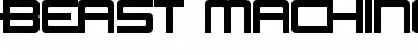Download Beast Machines Normal Font Title Preview