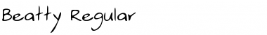 Download Beatty Regular Font Title Preview