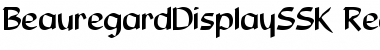 Download BeauregardDisplaySSK Regular Font Title Preview