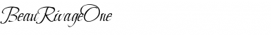 Download BeauRivageOne Regular Font Title Preview
