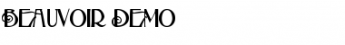 Download Beauvoir Demo Regular Font Title Preview