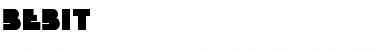 Download Bebit Normal Font Title Preview