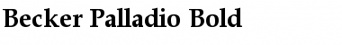 Download Becker Palladio Bold Font Title Preview