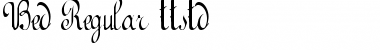 Download Bed Regular Font Title Preview