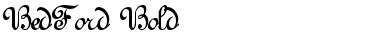 Download BedFord Bold Font Title Preview