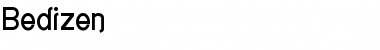 Download Bedizen Regular Font Title Preview