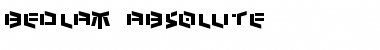 Download Bedlam absolute Font Title Preview