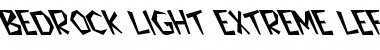Download Bedrock-Light Extreme Lefty Regular Font Title Preview