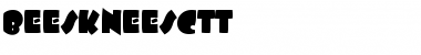Download BeeskneesCTT Regular Font Title Preview