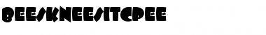 Download BeeskneesItcPEE Regular Font Title Preview