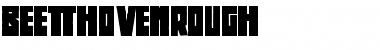 Download BeethovenRough Regular Font Title Preview