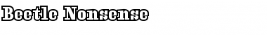 Download Beetle Nonsense Font Title Preview