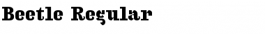 Download Beetle Regular Font Title Preview