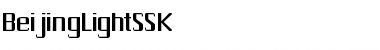 Download BeijingLightSSK Regular Font Title Preview