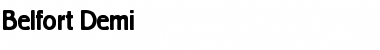 Download Belfort Demi Font Title Preview