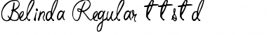 Download Belinda Regular Font Title Preview