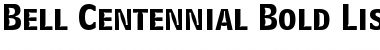 Download Bell Centennial BoldListingAlt Regular Font Title Preview