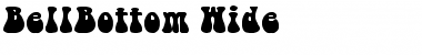 Download BellBottom Wide Regular Font Title Preview