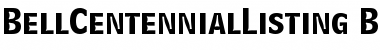 Download BellCentennialListing Bold Font Title Preview
