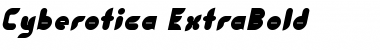 Download Cyberotica Regular Font Title Preview