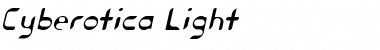 Download Cyberotica Light Font Title Preview
