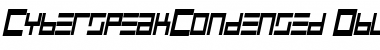 Download CyberspeakCondensed Oblique Font Title Preview