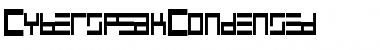Download CyberspeakCondensed Regular Font Title Preview