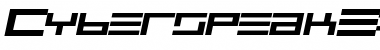 Download CyberspeakExtended Oblique Font Title Preview