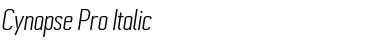 Download Cynapse Pro Italic Font Title Preview