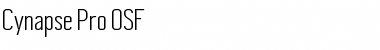 Download Cynapse Pro OSF Regular Font Title Preview