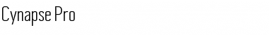 Download Cynapse Pro Regular Font Title Preview