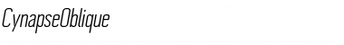 Download CynapseOblique Regular Font Title Preview