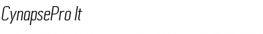 Download Cynapse Pro Italic Font Title Preview
