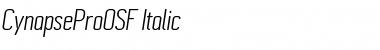 Download Cynapse Pro OSF Italic Font Title Preview
