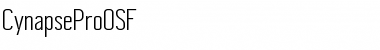 Download Cynapse Pro OSF Regular Font Title Preview