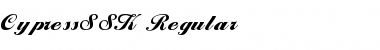 Download CypressSSK Regular Font Title Preview