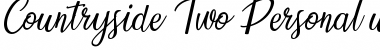 Download Countryside two Regular Font Title Preview